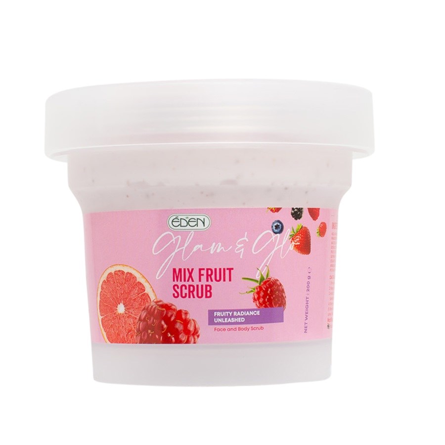 Facial and Body Exfoliant with Mixed Fruits 200 g