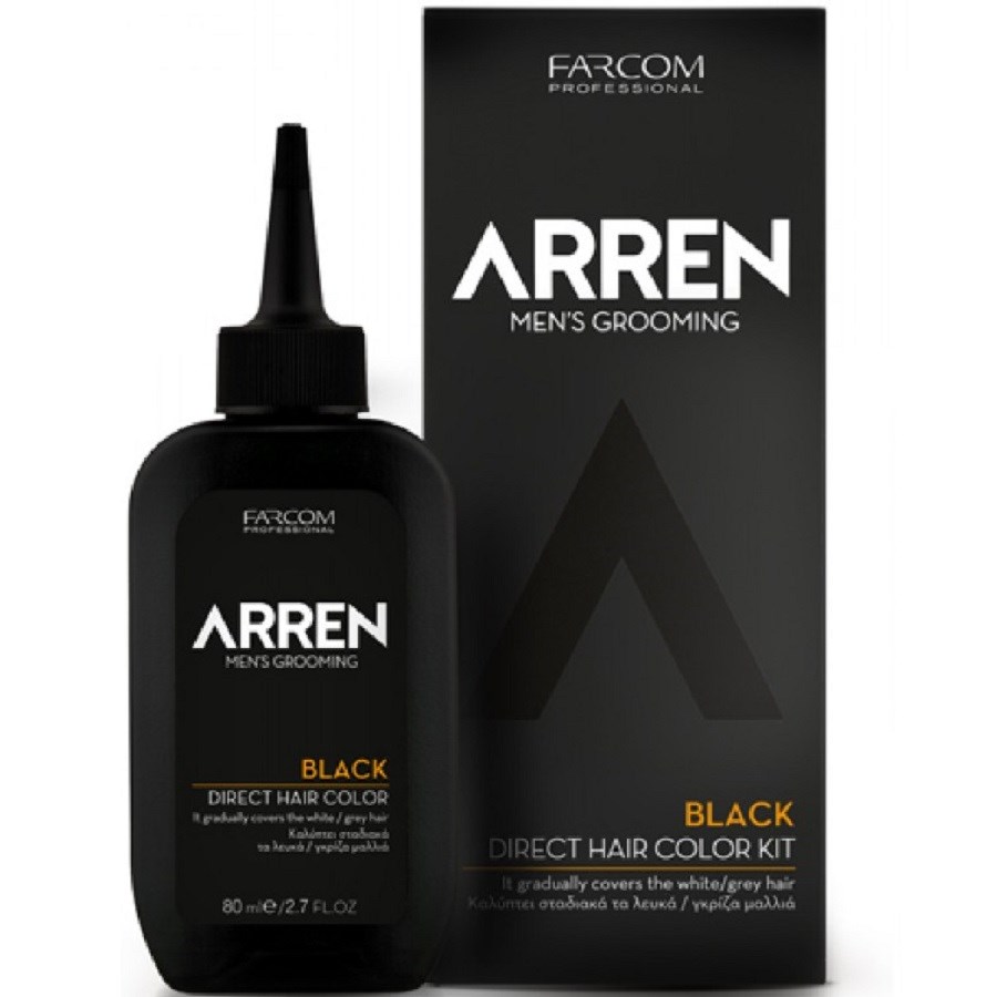 Arren Direct Hair Color Kit Black 80 ml