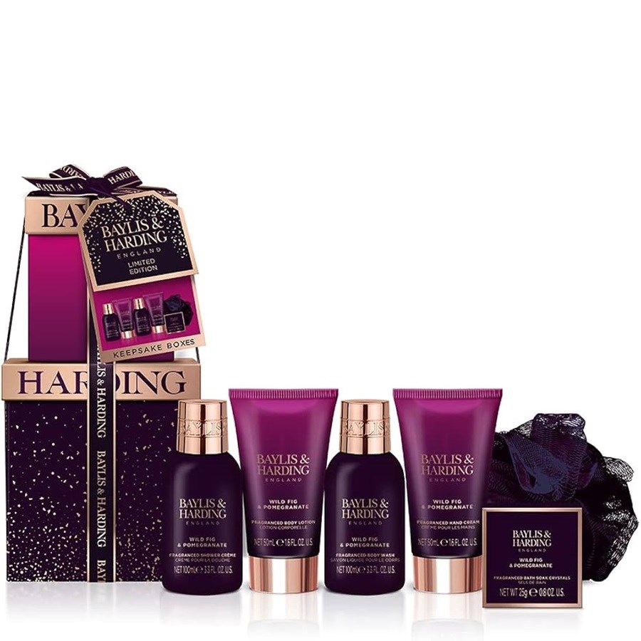 Wild Fig & Pomegranate Luxe Pamper Present Gift Set 6 PCS