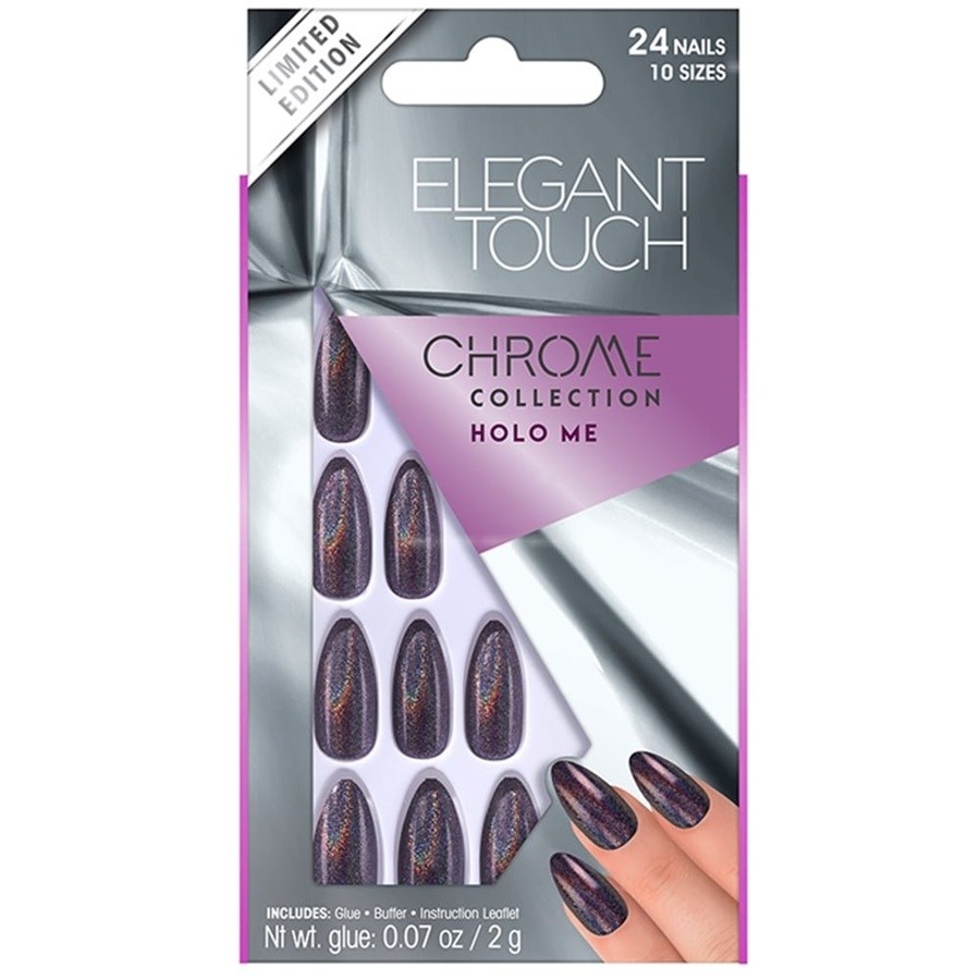 Chrome Holographic False Nails Holo Me 24 PCS