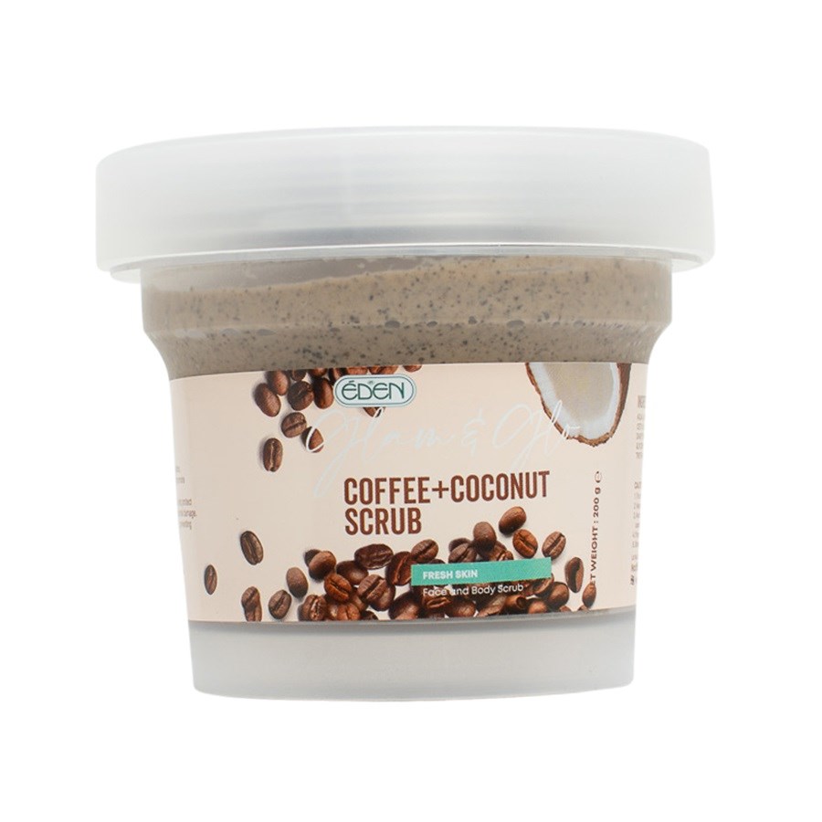 Glam & Glow Coffee + Coconut Scrub 200 g