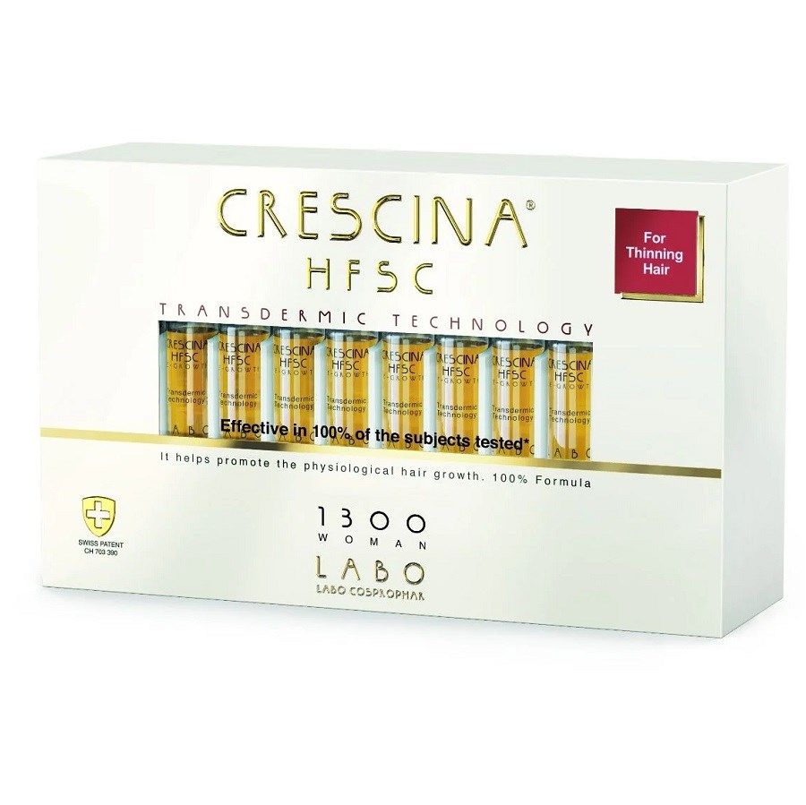 HFSC 100% 1300 Women 20 Vials For Hair Loss