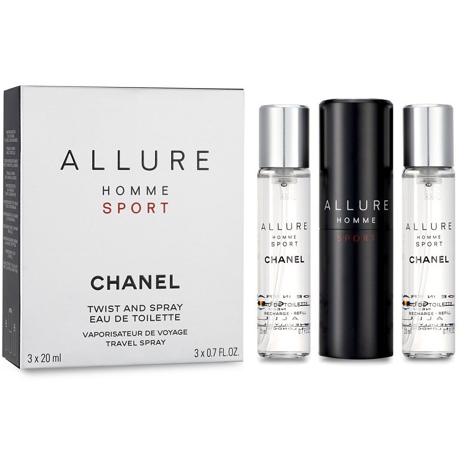 Allure Homme Sport EDT Travel Set 3*20 ml