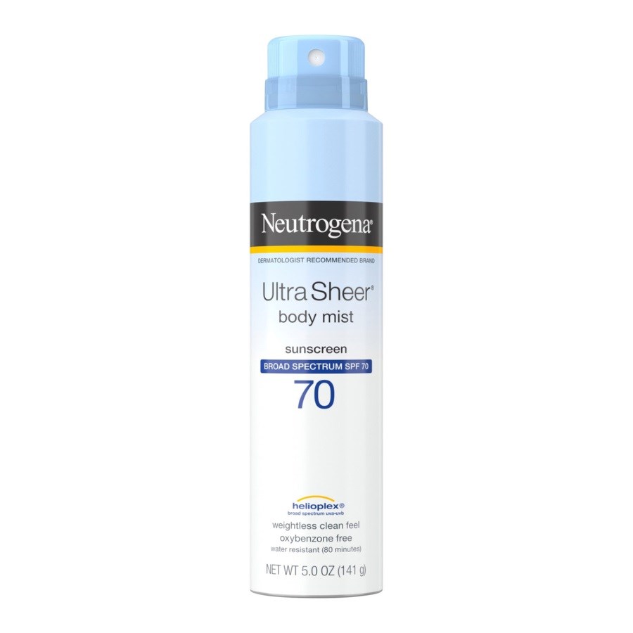 Ultra Sheer Broad Spectrum Body Mist Sunscreen SPF70, 141 g