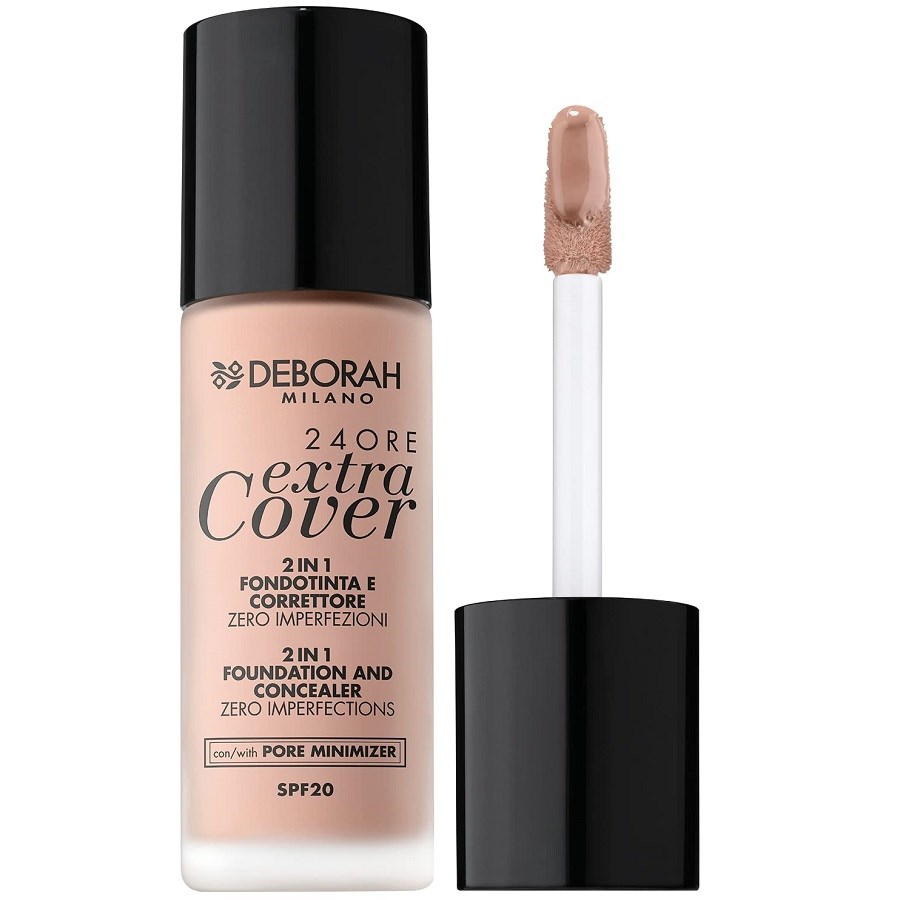 24 Ore Extra Cover 2 In 1 Foundation Concealer SPF 20, 30 ml