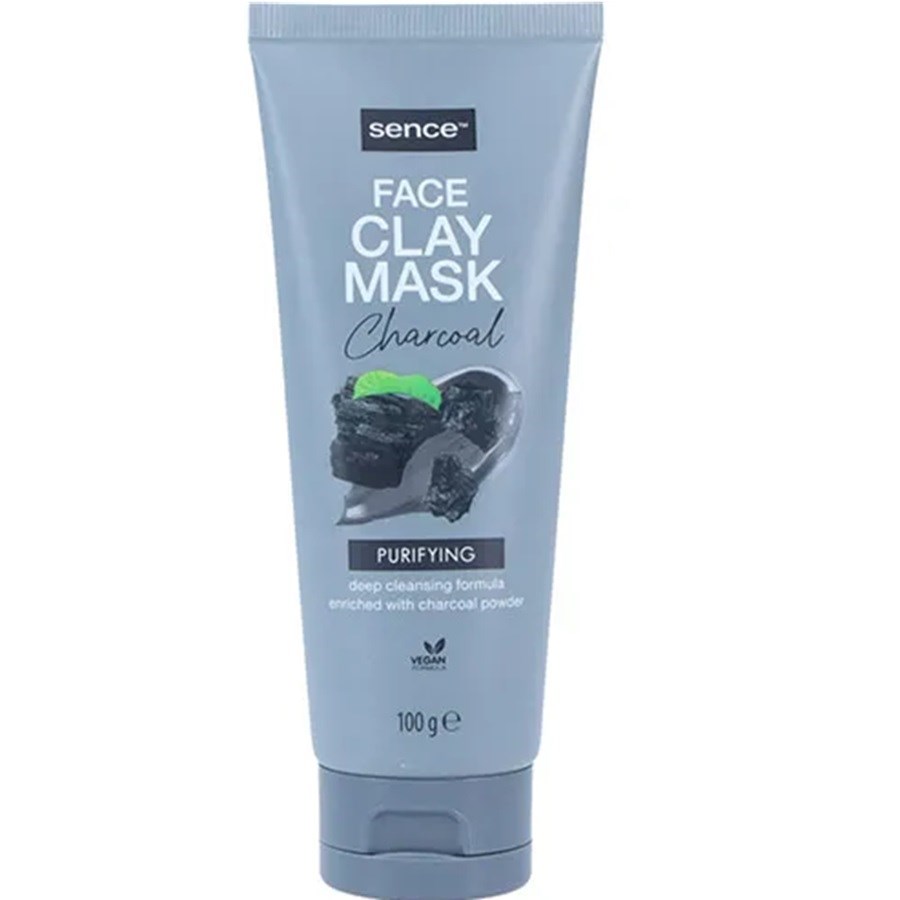 Face Clay Mask Charcoal 100 ml