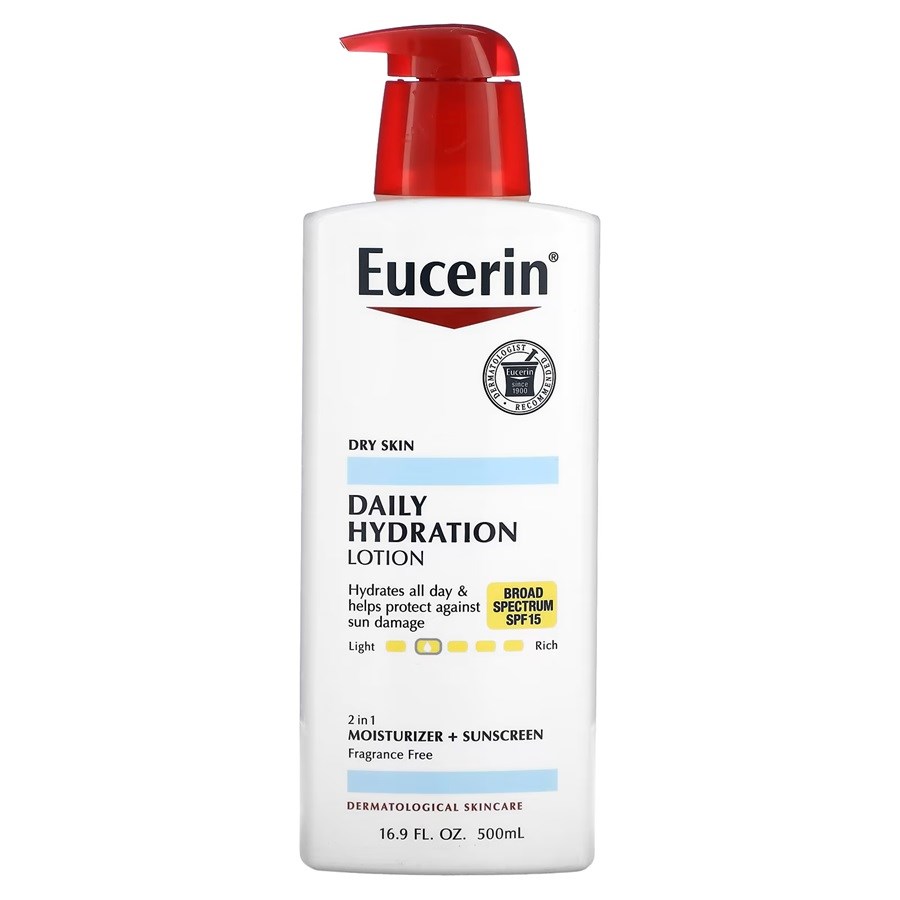 Daily Hydration Moisturizer & Sunscreen Lotion SPF 15, 500 ml