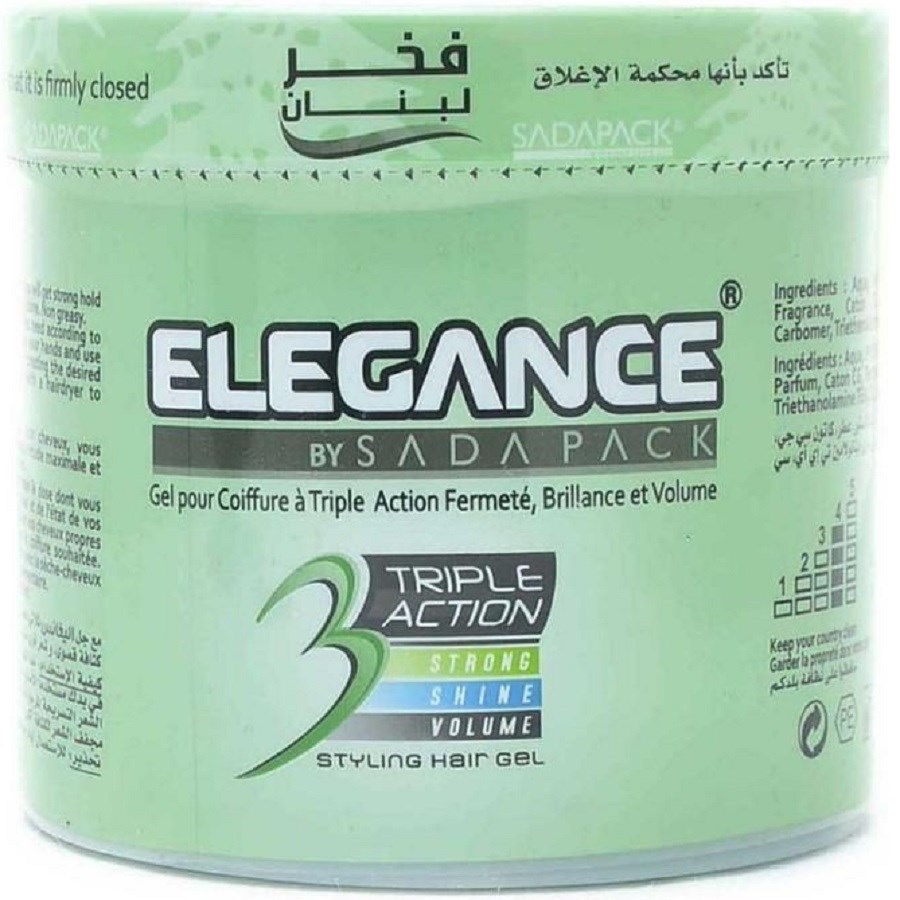 Styling Hair Gel Green 500 ml