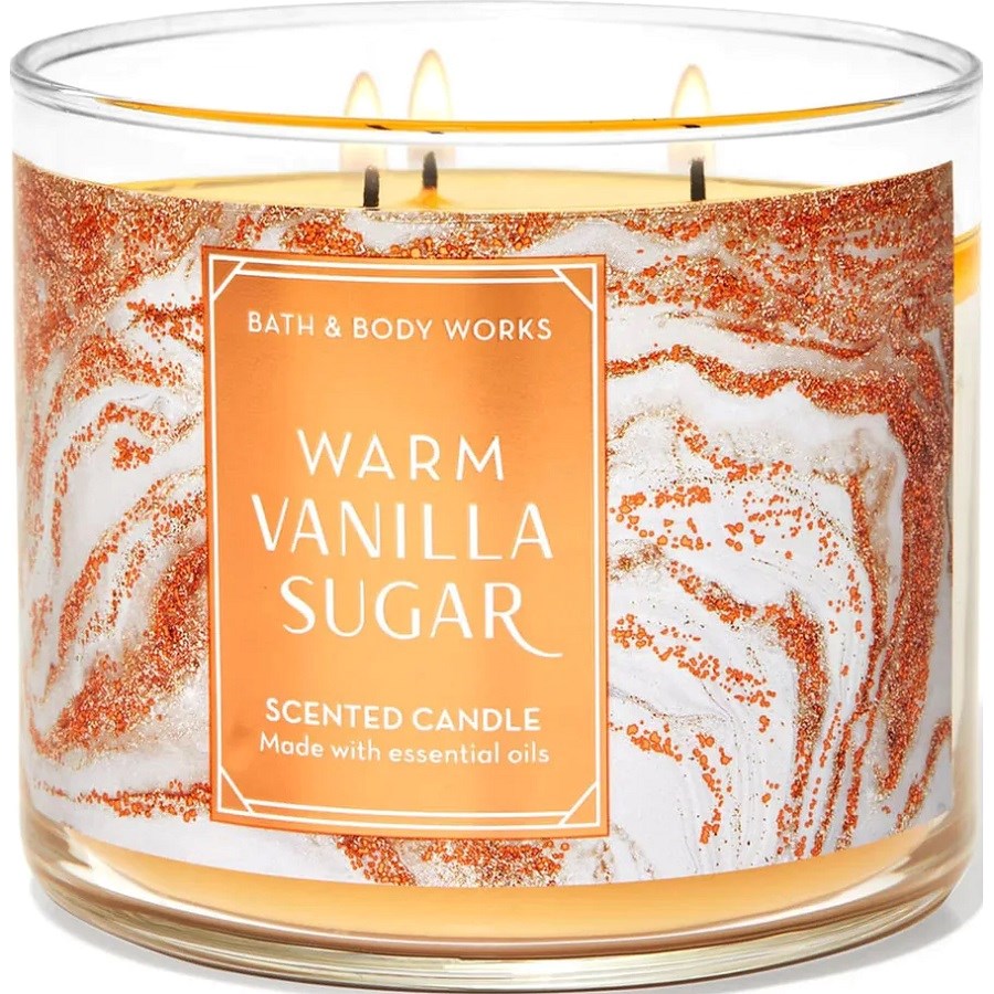 Warm Vanilla Sugar 3 Wick Scented Candle 411 g