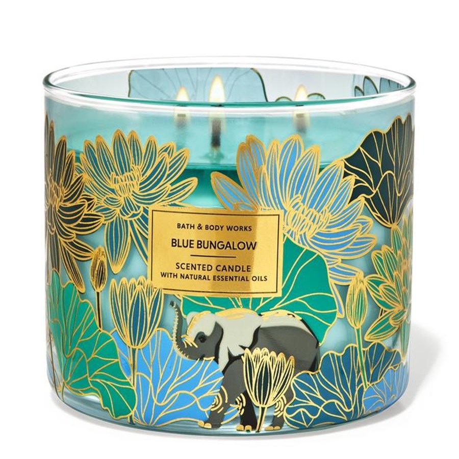 Blue Bungalow 3-Wick Candle 411 g