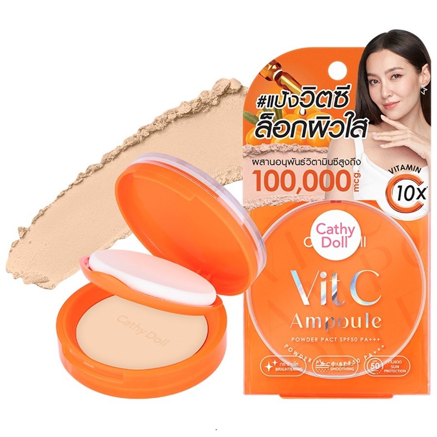 Vit C Ampoule Powder Pact SPF 50, 12 g