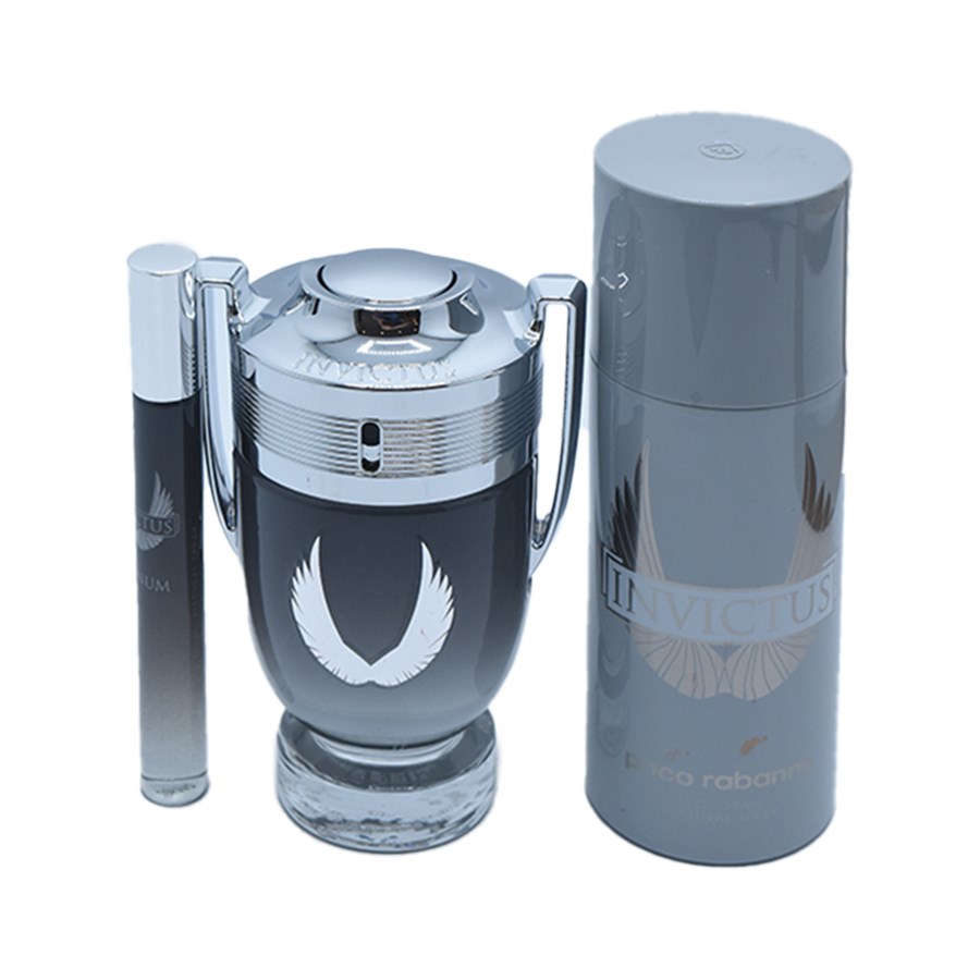 Invictus Platinum EDP Gift Set 3 PCS