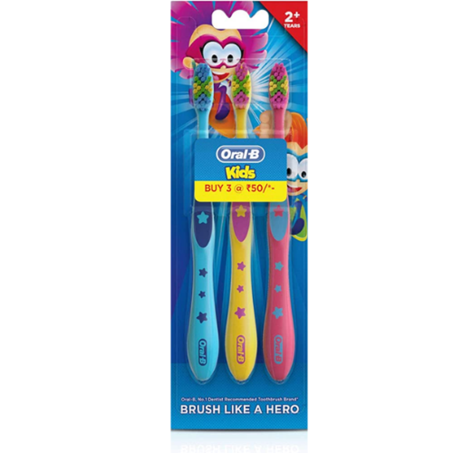 Super Star Extra Soft Toothbrush 3 PCS