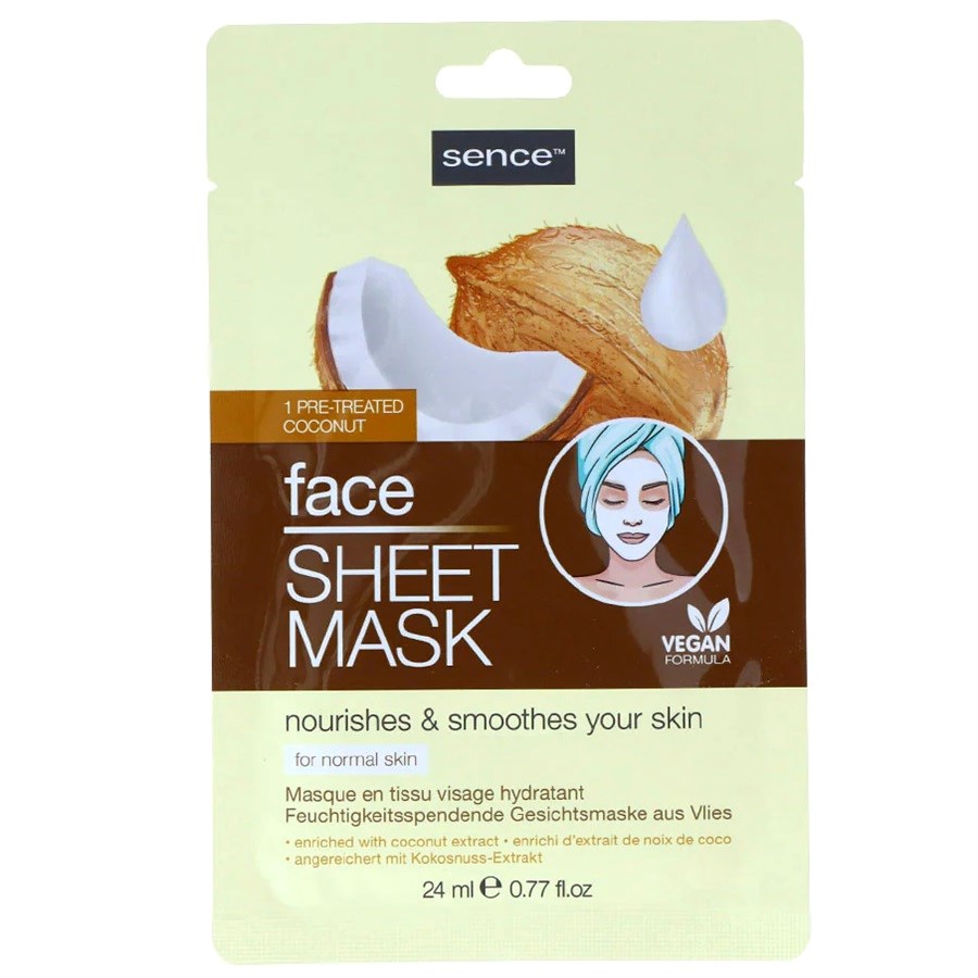 Facial Sheet Mask Coconut 24 ml