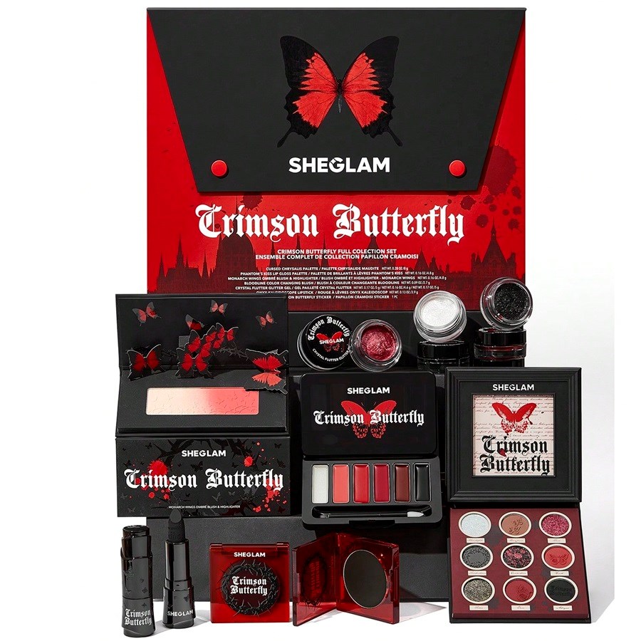 Crimson Butterfly Set