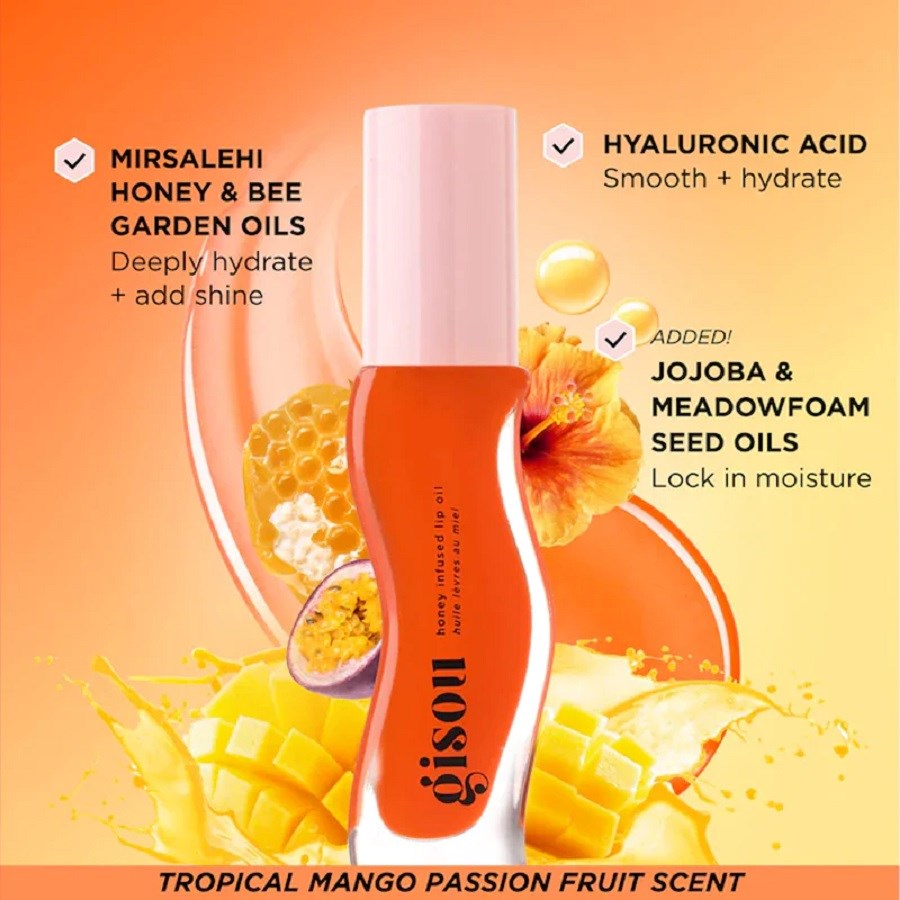 Honey Infused Lip Oil Mango 8 ml