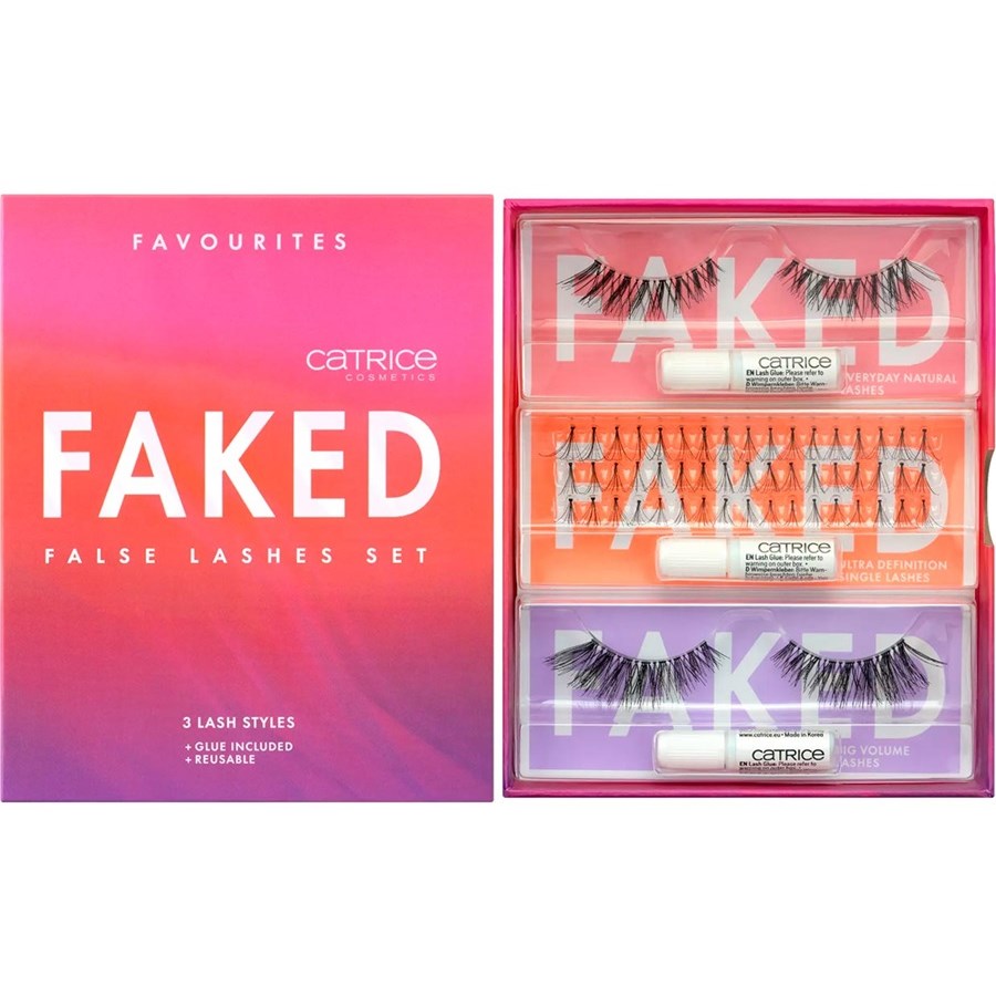 Faked False Eyelashes Set 3 PCS