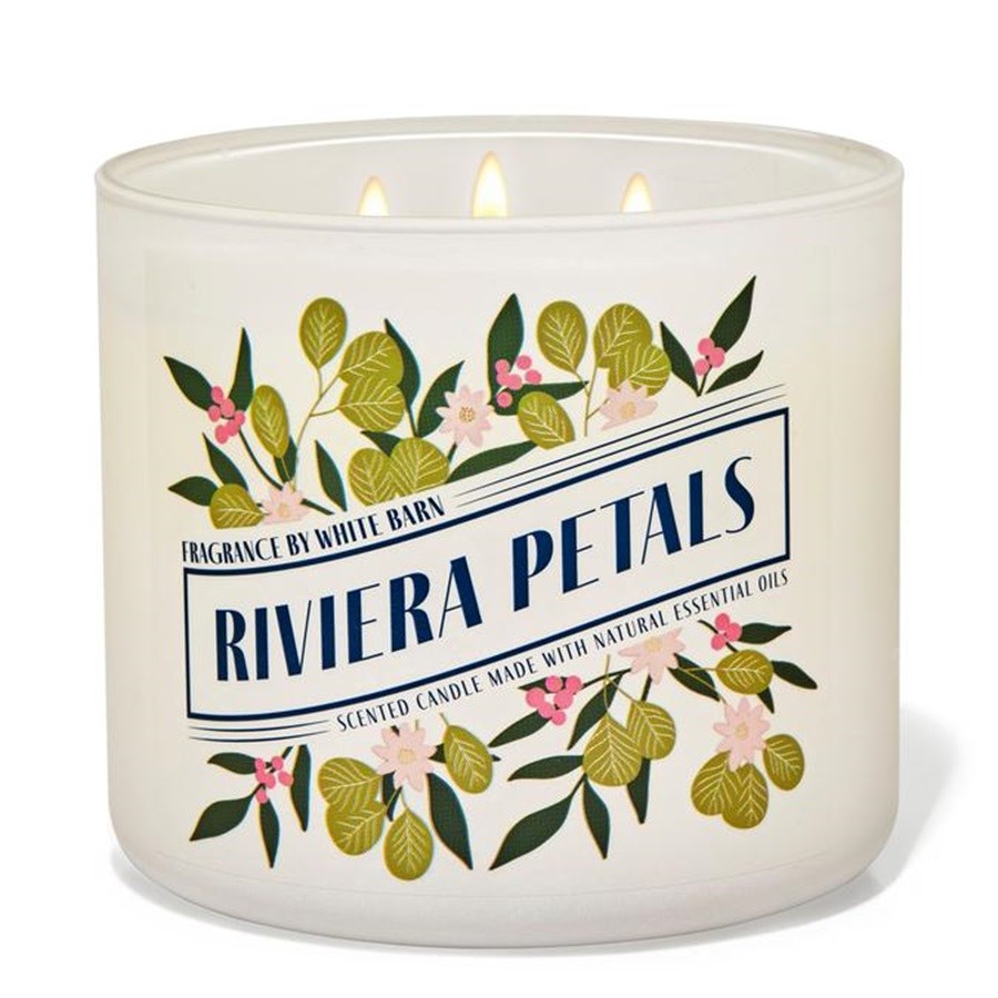 Riviera Petals 3 Wick Candle 411 g