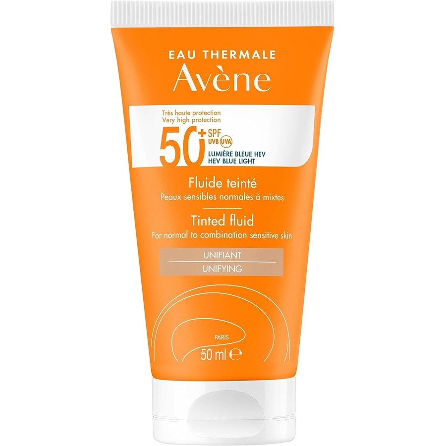 Tinted Sunscreen Cream for Normal to Combination Skin with SPF 50, 50ml