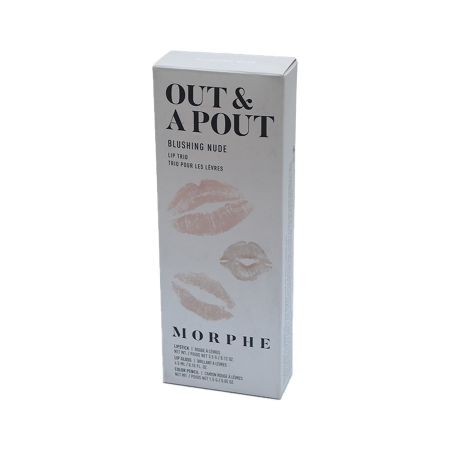 Out & Pout Bluahing Nude Lip Trio Set 3 PCS