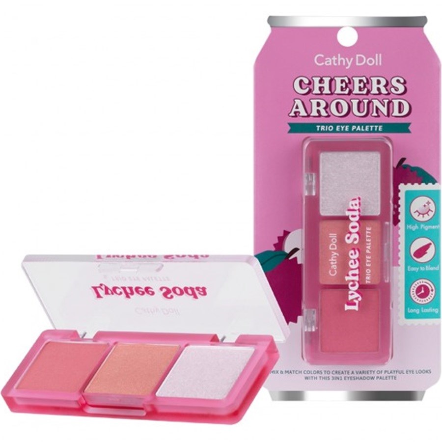 Cheers Around Trio Eye Palette ( 01 Lychee Soda )