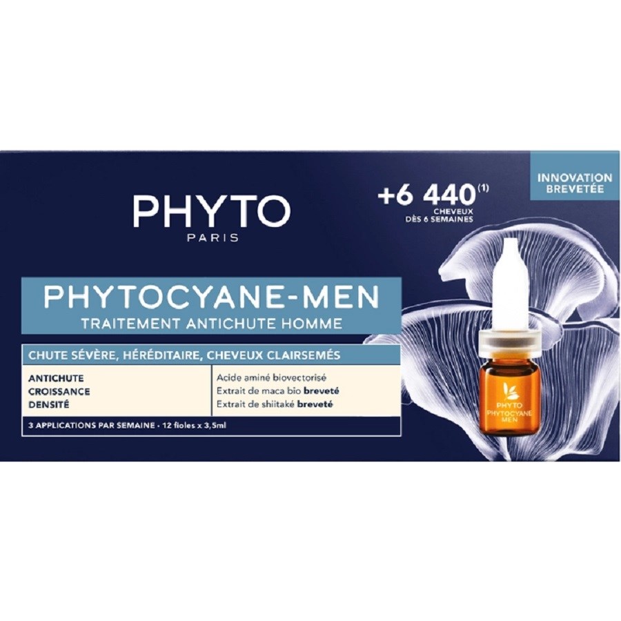 Phytocyane Men Anti-Hair Loss Treatment 12 pcs x 3.5 ml