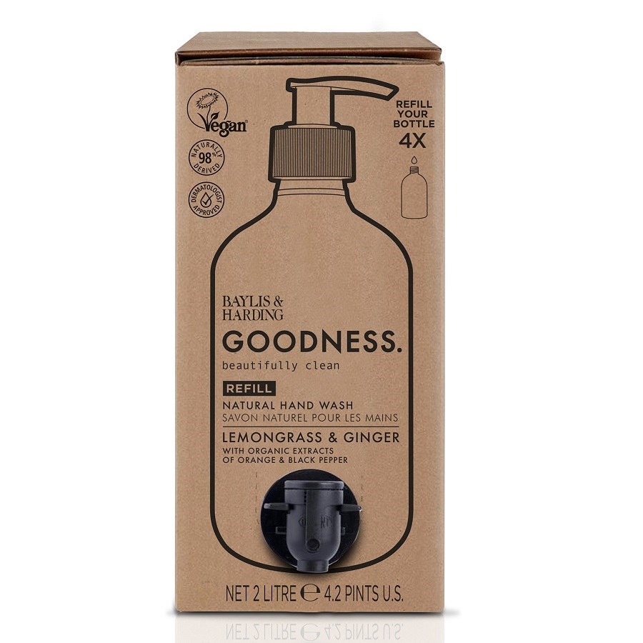 Goodness Lemongrass & Ginger Hand Wash 2 L