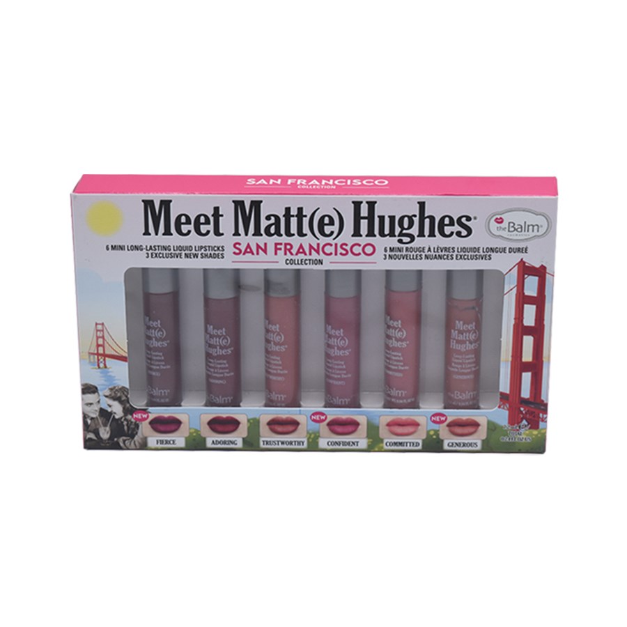 Meet Matte Hughes Mini Liquid Lipstick San Francisco 6 PCS