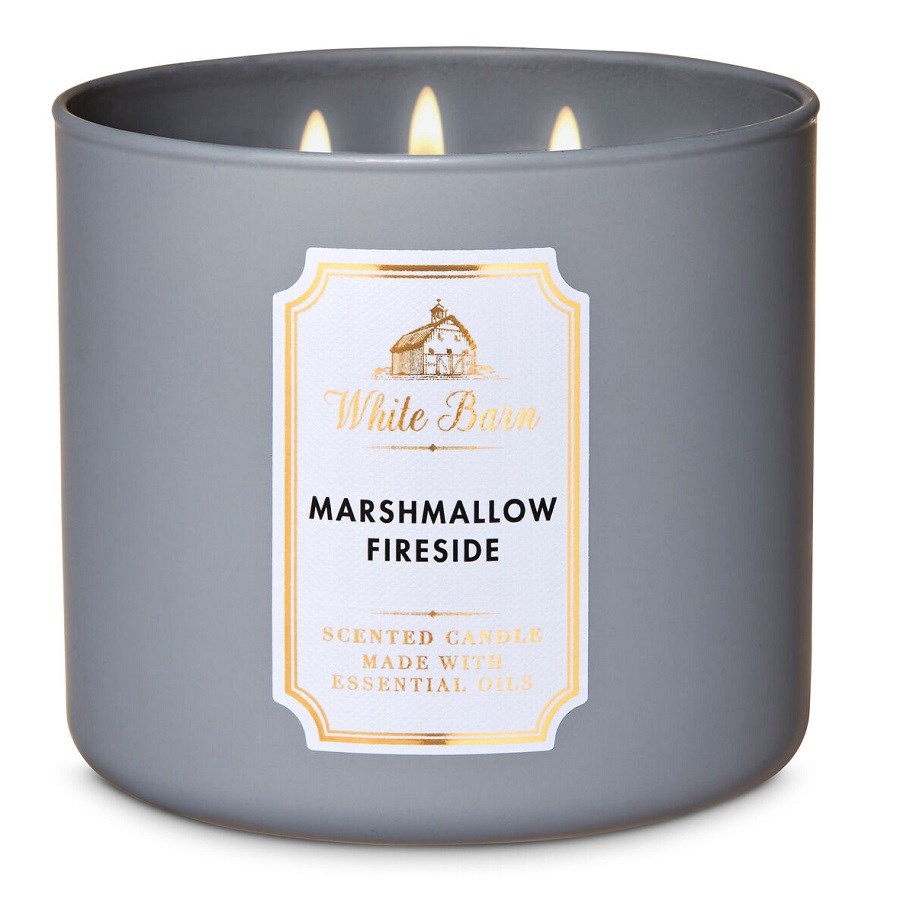 Marshmallow Fireside 3 Wick Scented Candle 411 g