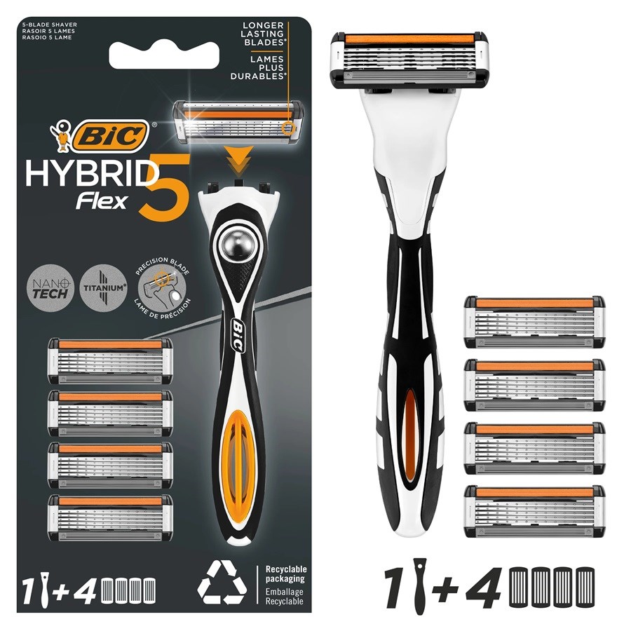 Shaver Flex5 Hybrid 1PCS With Blades 4PCS