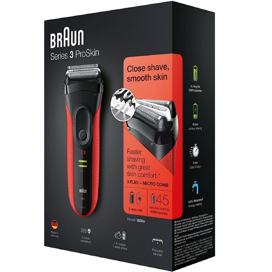 Series 3 3030 Foil Shaver Trimmer Black For Men