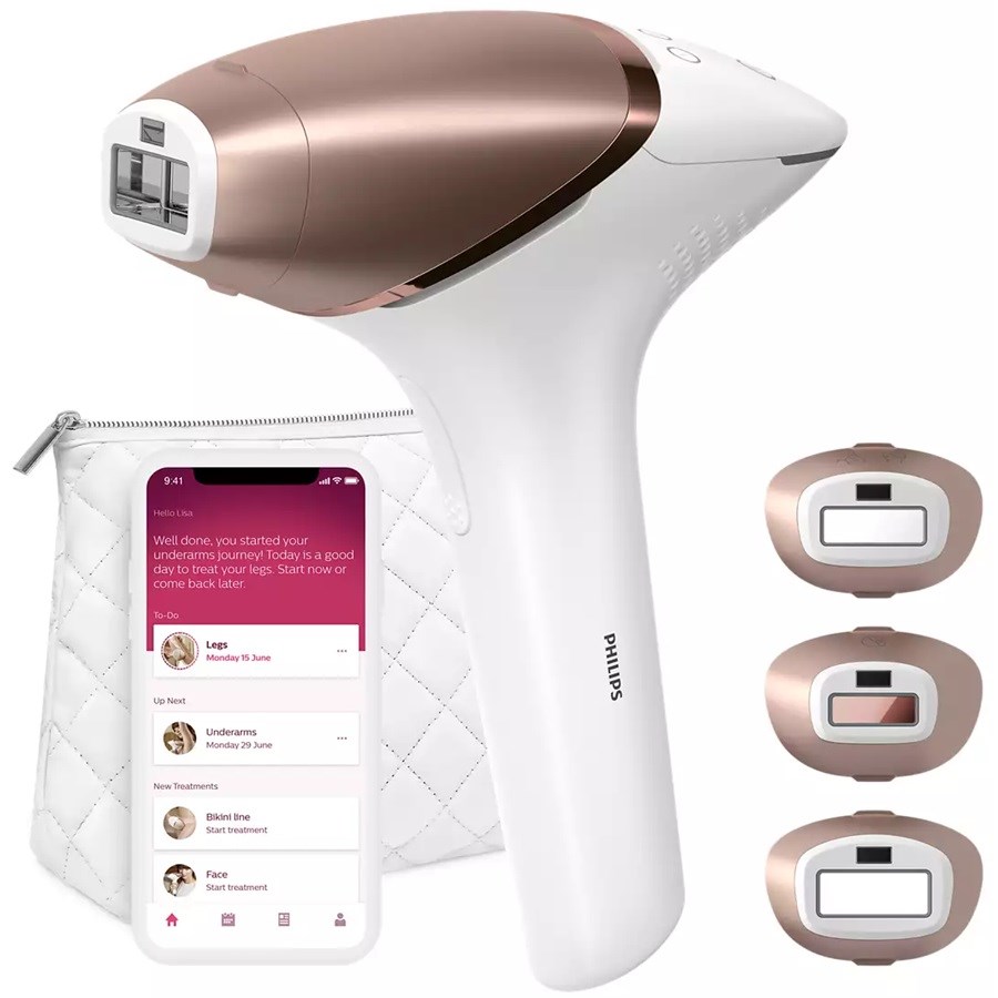 Lumea Prestige IPL Hair Removal Device BRI955 450,000 flashes with 3 attachments