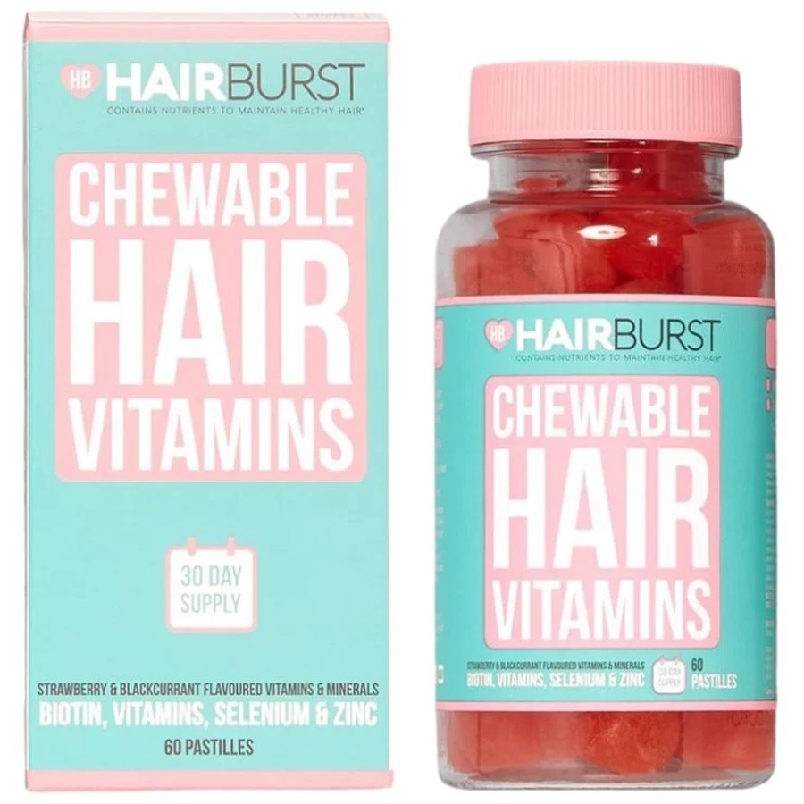 Chewable Hair Vitamins 60 Gummies