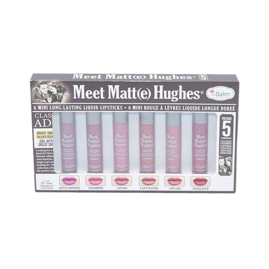 Meet Matte Hughes Liquid Lipstick Set of 6 PCS No.5