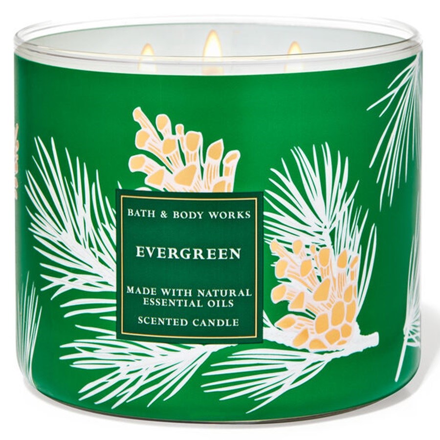 Evergreen 3 Wick Scented Candle 411 g