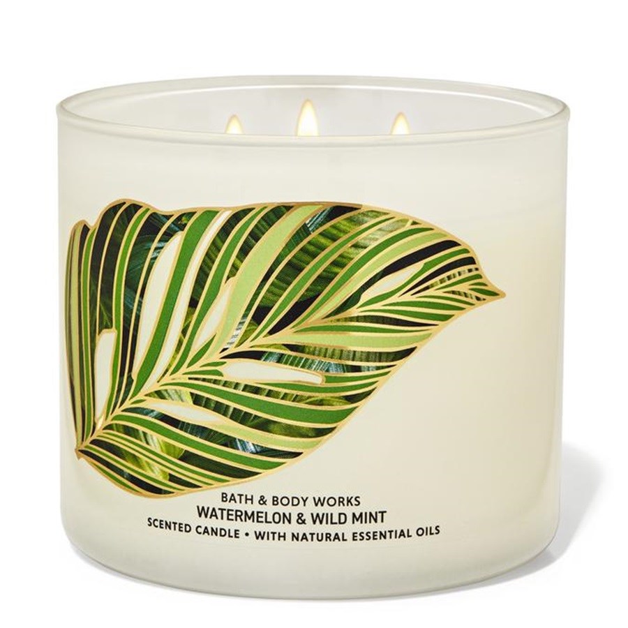 Watermelon & Wild Mint 3-Wick Candle 411 g