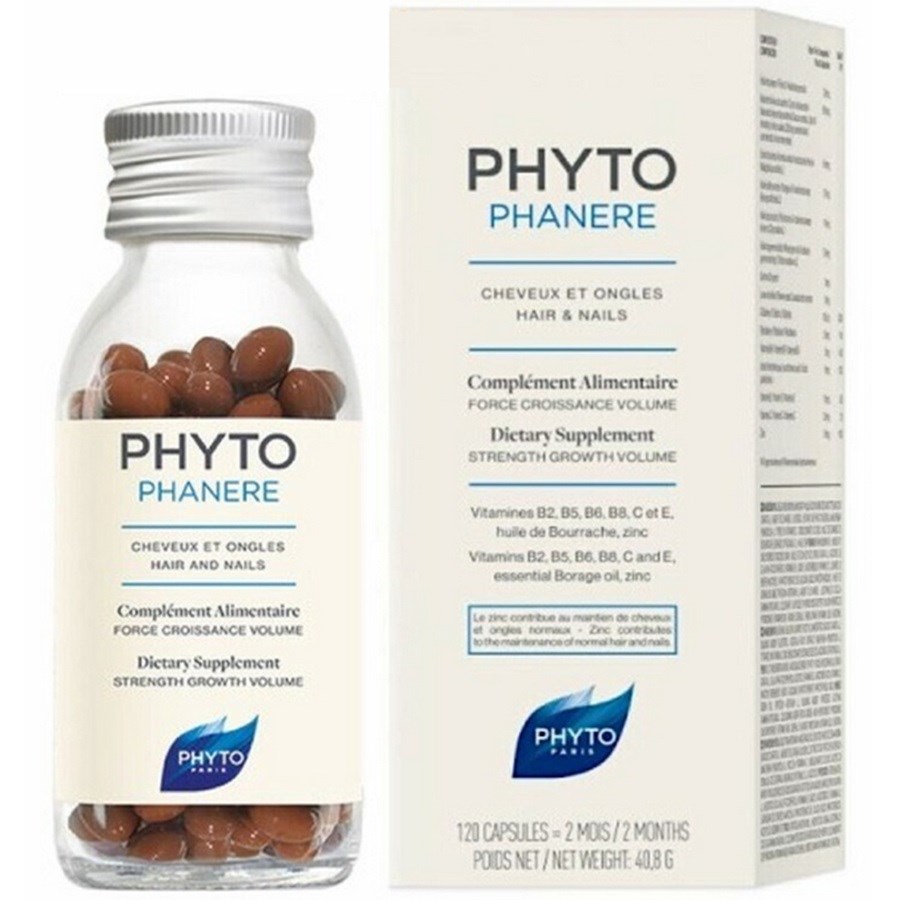 Phytophanere Hair & Nails Dietary Supplements 120 Caps