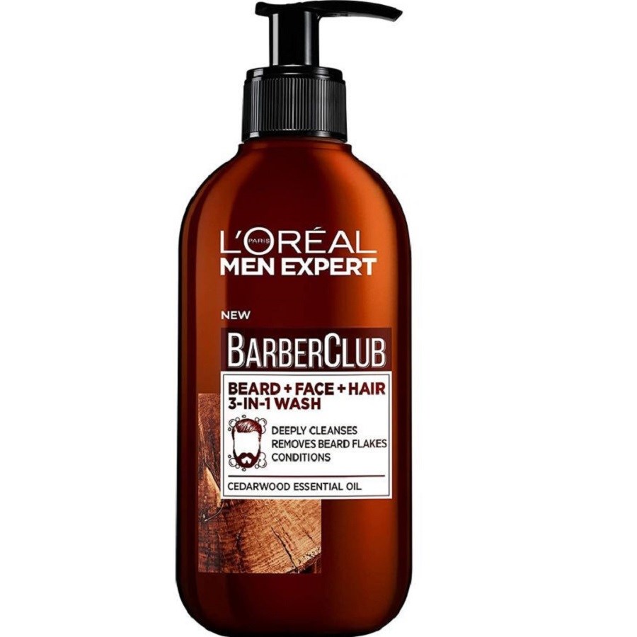 Barber Club Beard, Face & Hair Wash 200 ml