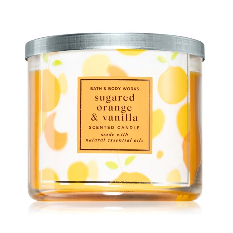 Sugared Orange & Vanilla 3 Wick Scented Candle 411 g